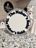 Round 3D Printed Logo Plates 🖤