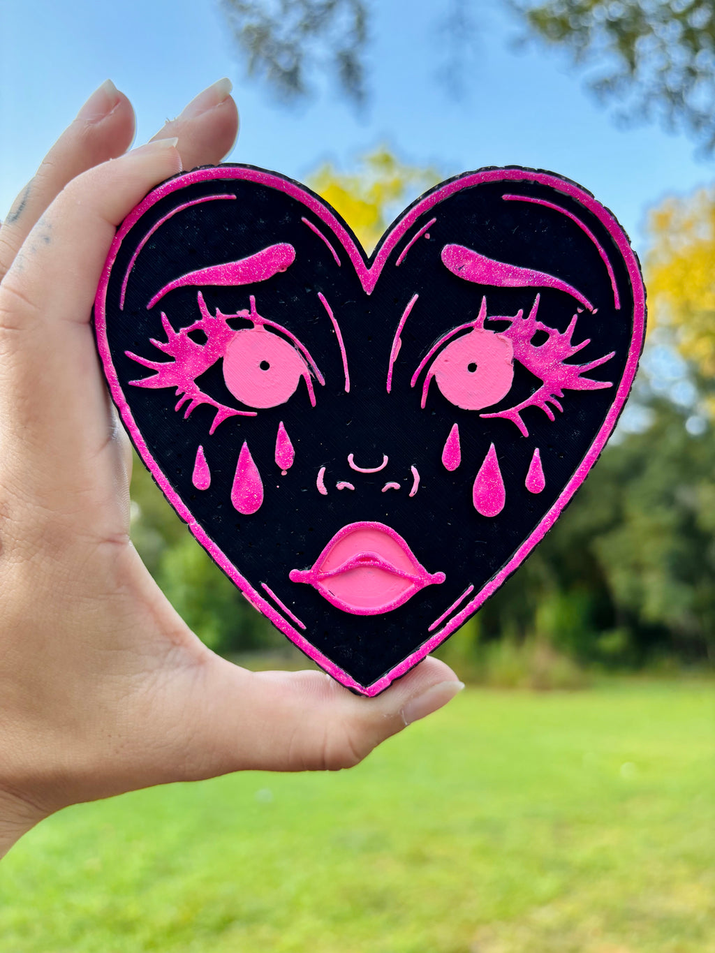 Crying Heart Freshie Mold
