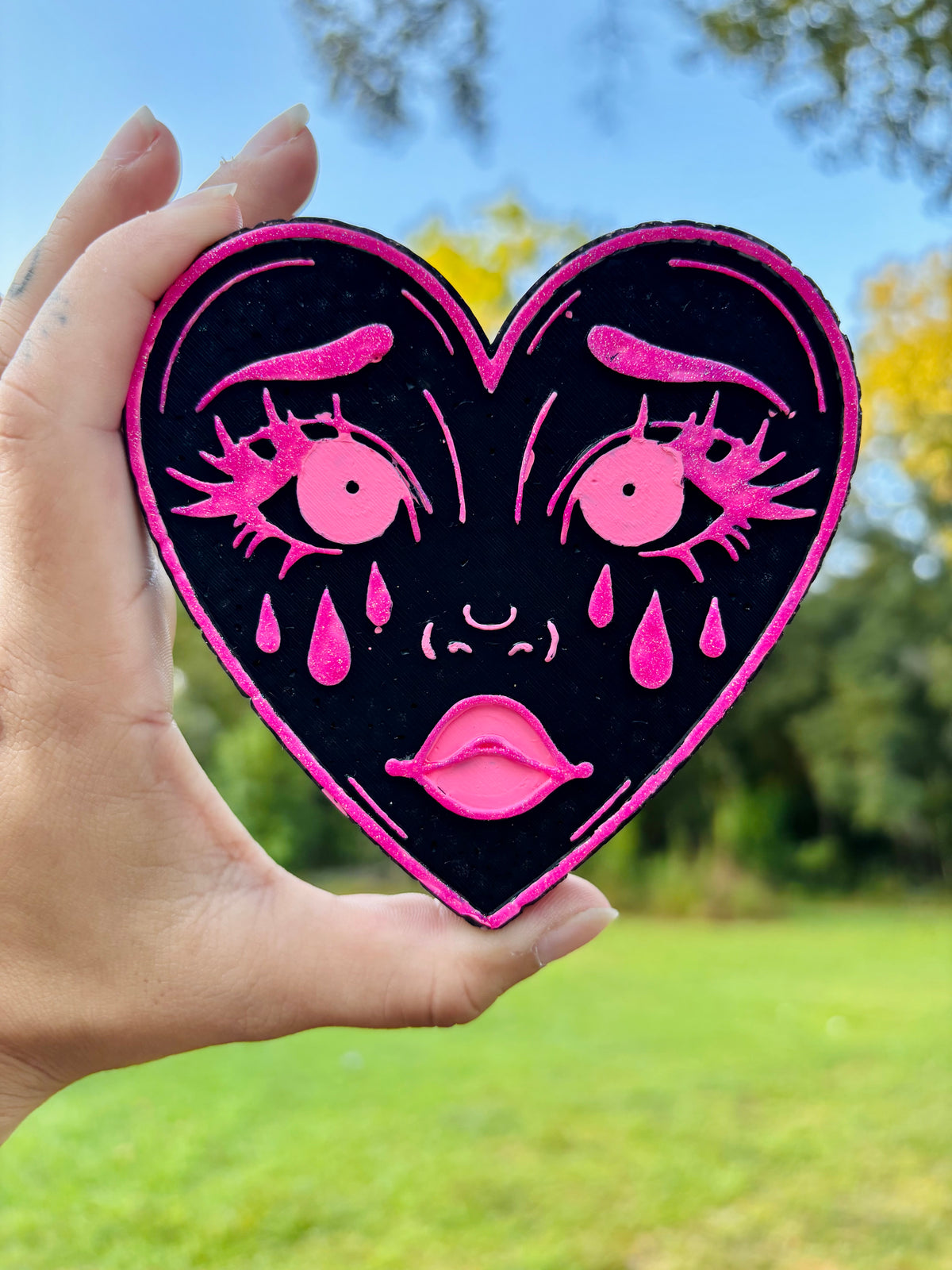Crying Heart Freshie Mold