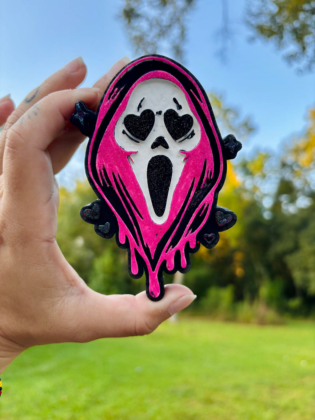 Ghostface Heart Eyes Freshie Mold