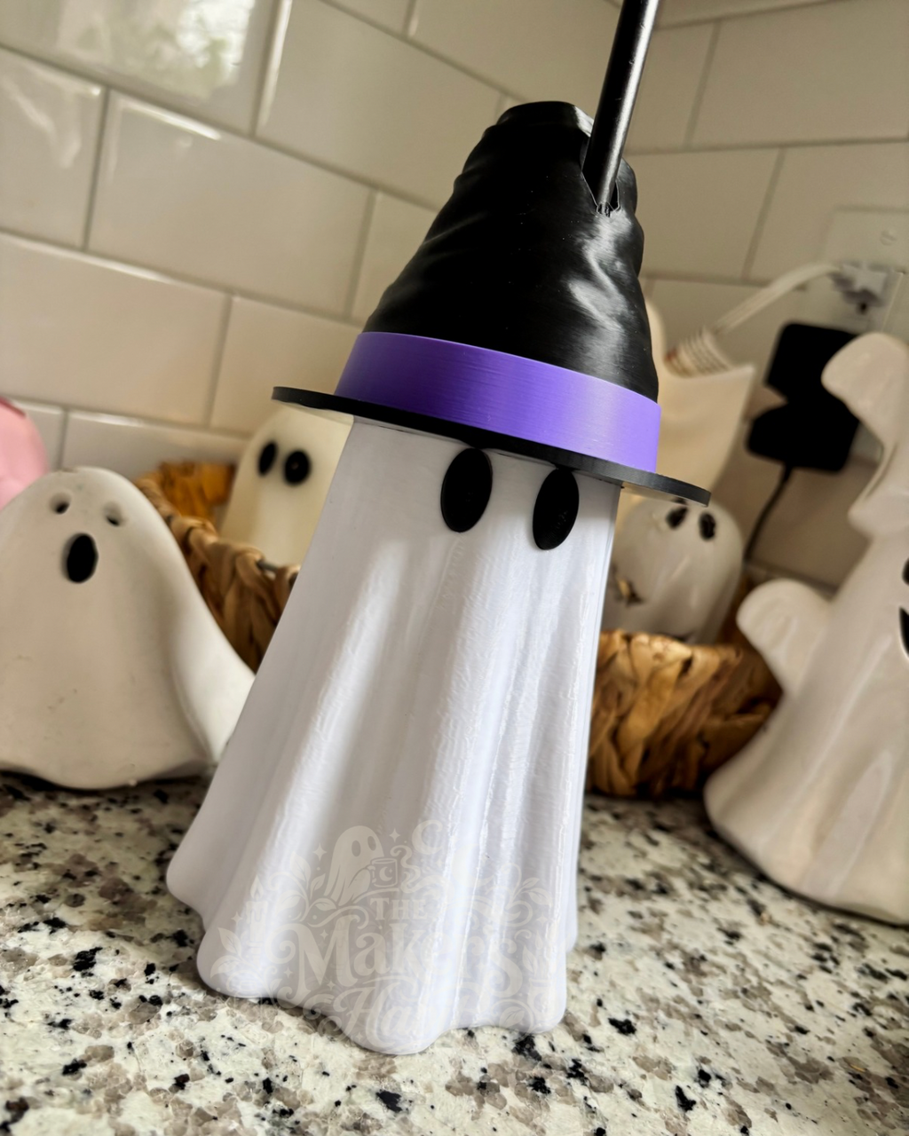 Witchy Ghost Can Cooler 👻🖤