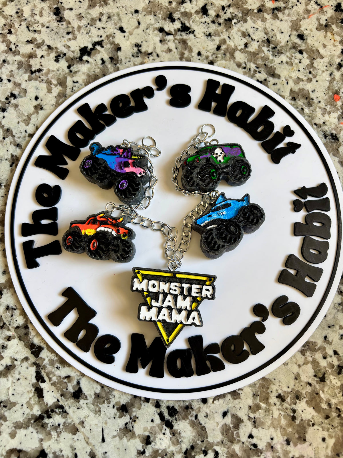 Monster Jam Mama Freshie Mold