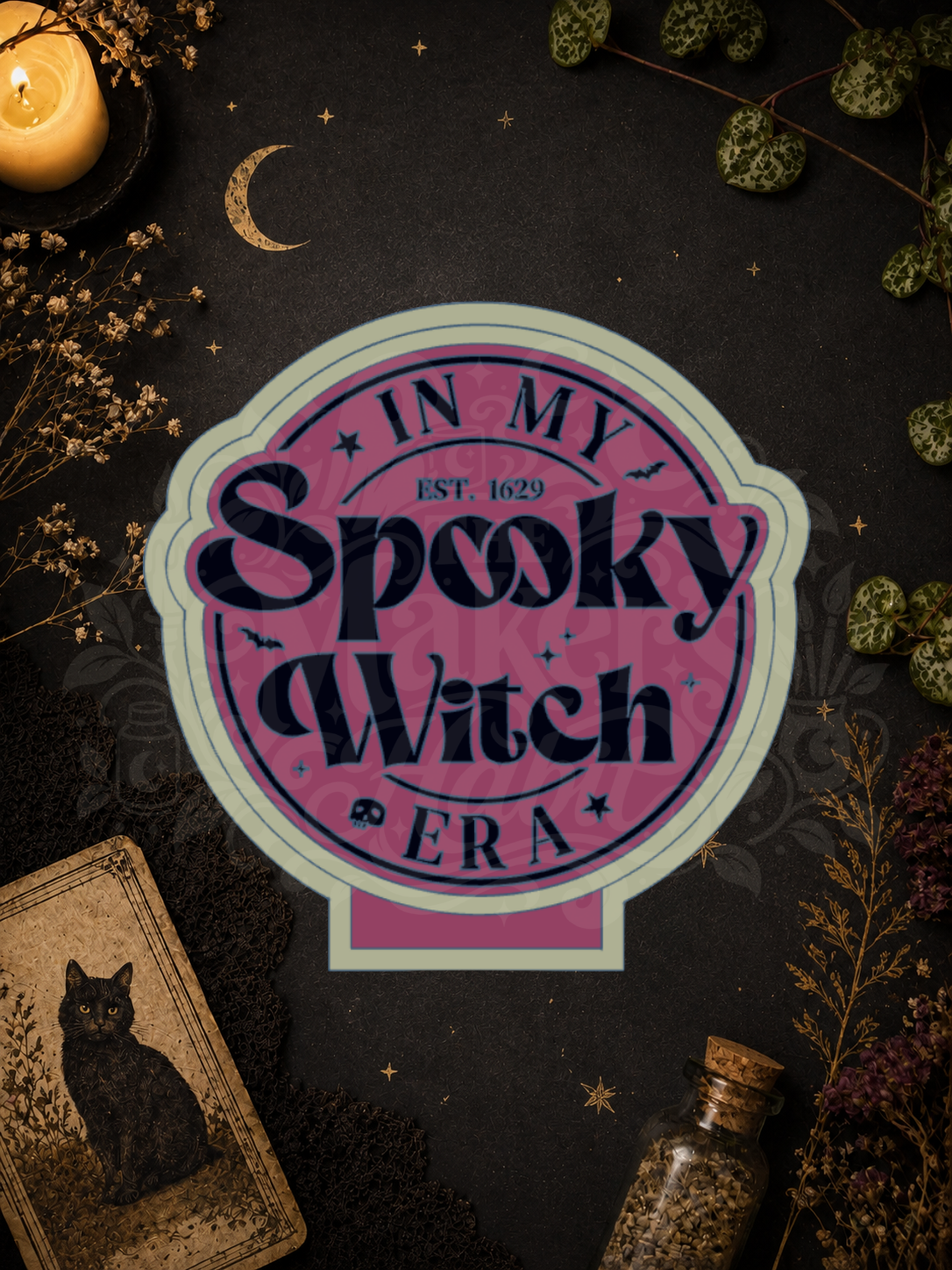 In My Spooky Witch Era Freshie Mold
