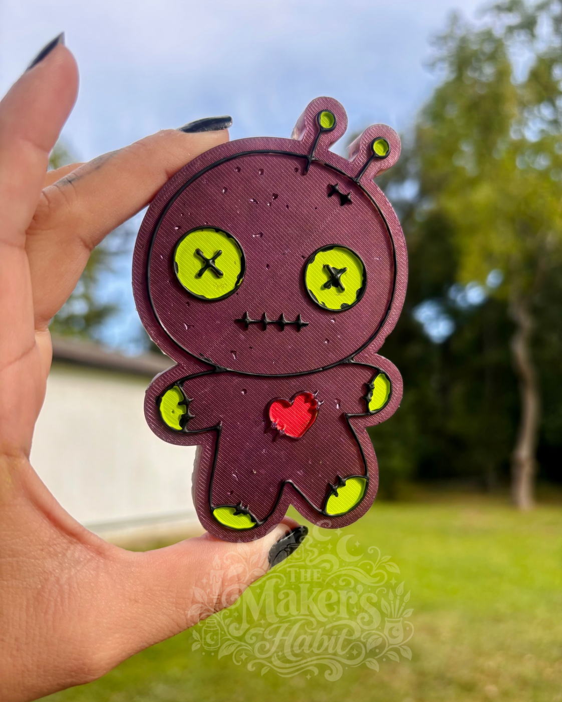 Voodoo Doll Freshie Mold